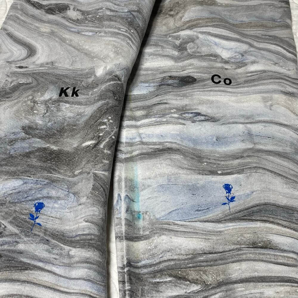 KkCo Crescent Sweatpant In Marbled Dye Women’s Size XS Lounge loungewear funky - Picture 12 of 13